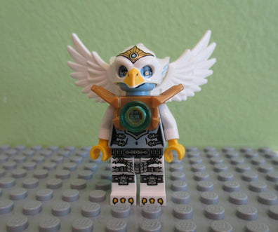 LEGO Minifigure-Eris - Silver Outfit, Pearl Gold Armor-Legends of Chima-LOC071-Creative Brick Builders